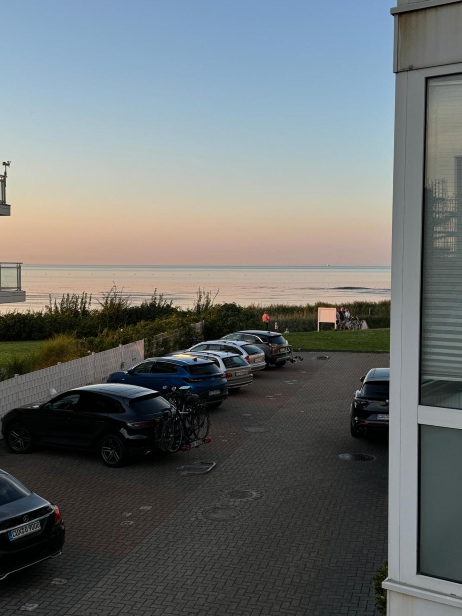 Strandjuwel In Der Seehuette Cuxhaven Duhnen- Exclusive Ferienwohnung Am Strand Mit Meerblick Exterior foto